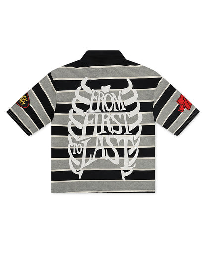 Kleep Booger Single Knit Polo - Black by Denim Exchange