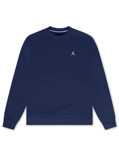 Air Jordan Brooklyn Fleece Crewneck - Midnight Navy/White by Denim Exchange