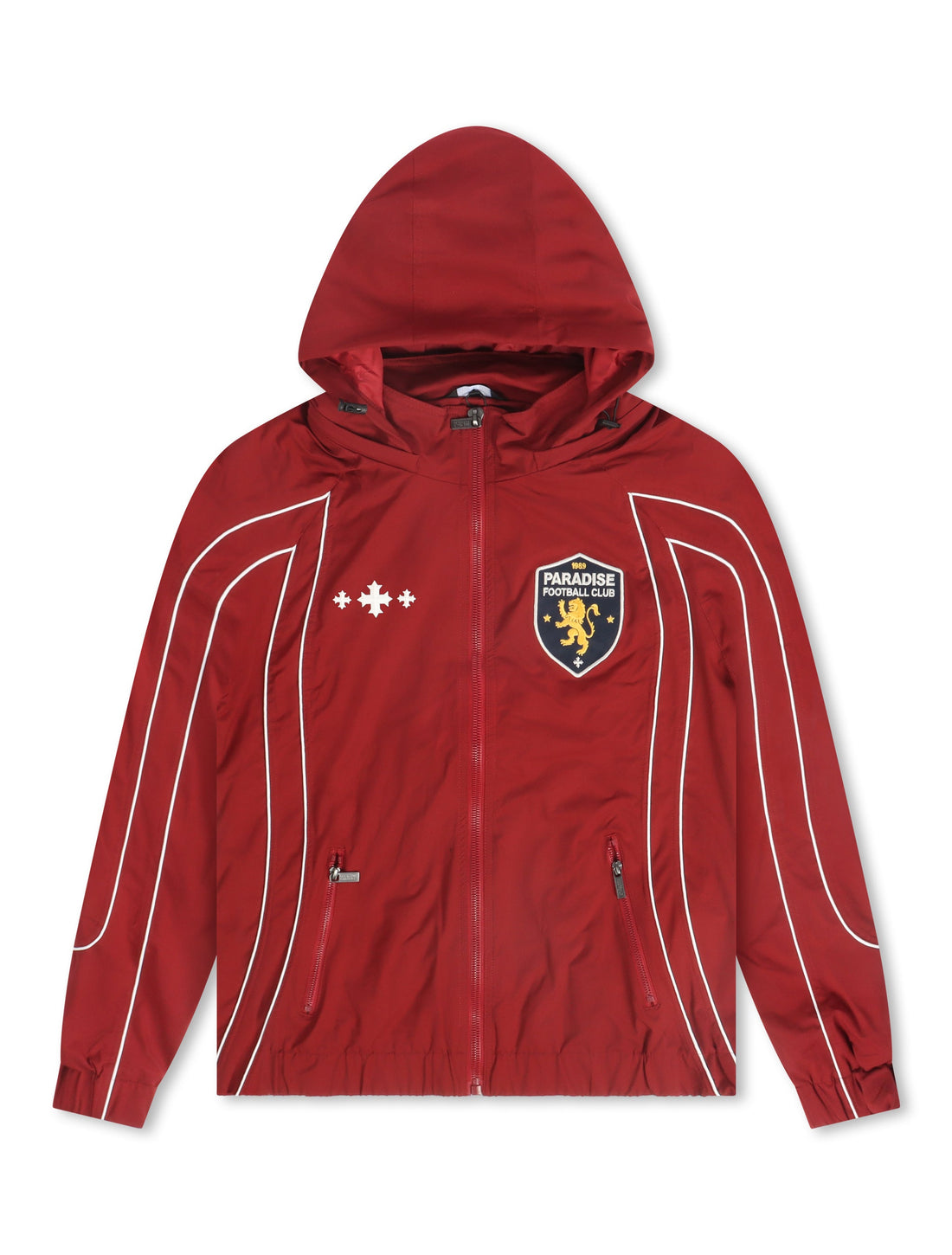Jordan Craig Track Jacket - Wine by Denim Exchange