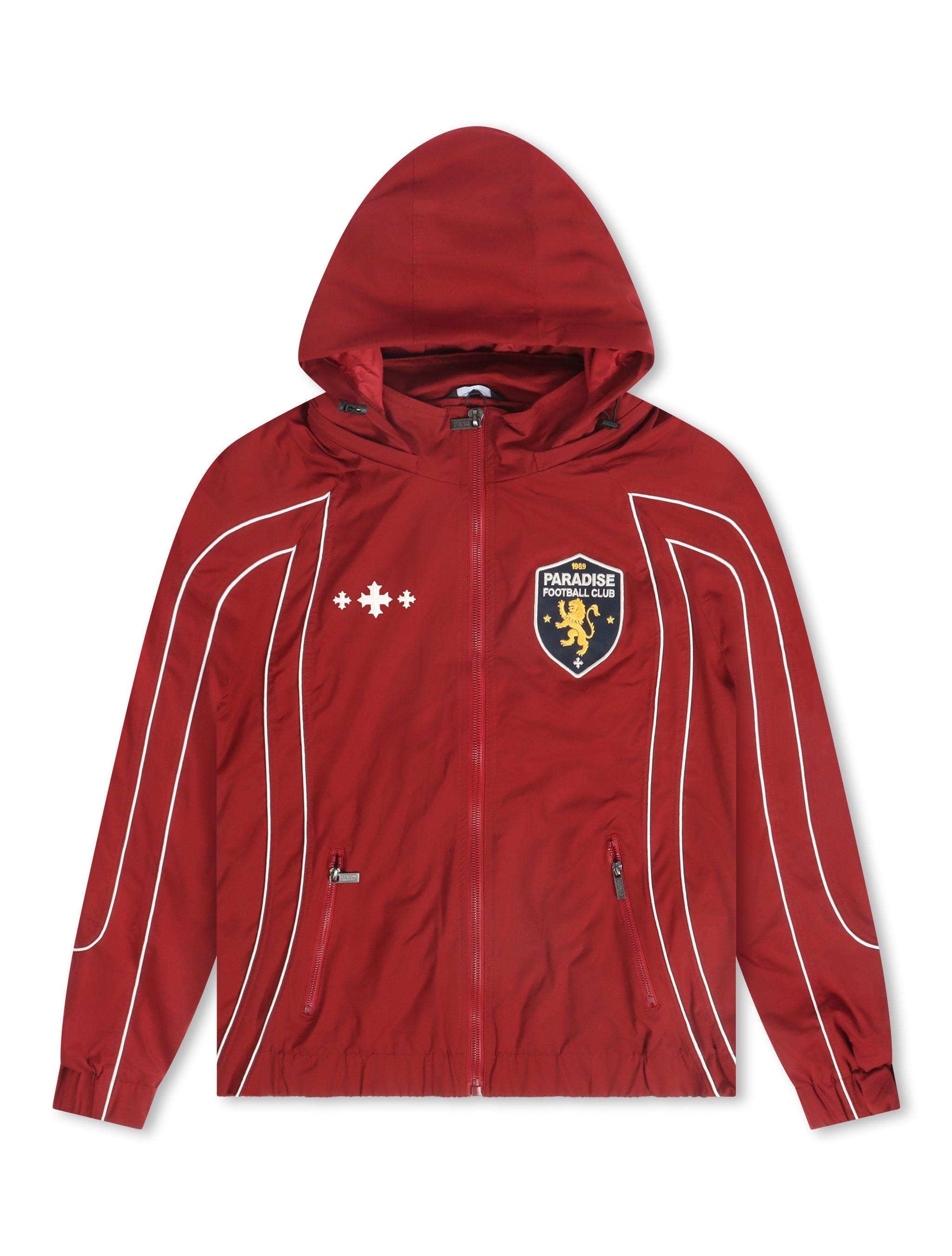 Jordan Craig Track Jacket - Wine by Denim Exchange
