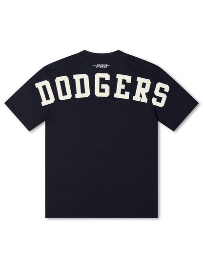Pro Standard La Dodgers Wingspan Drop Shoulder Tee - Midnight Navy by Denim Exchange
