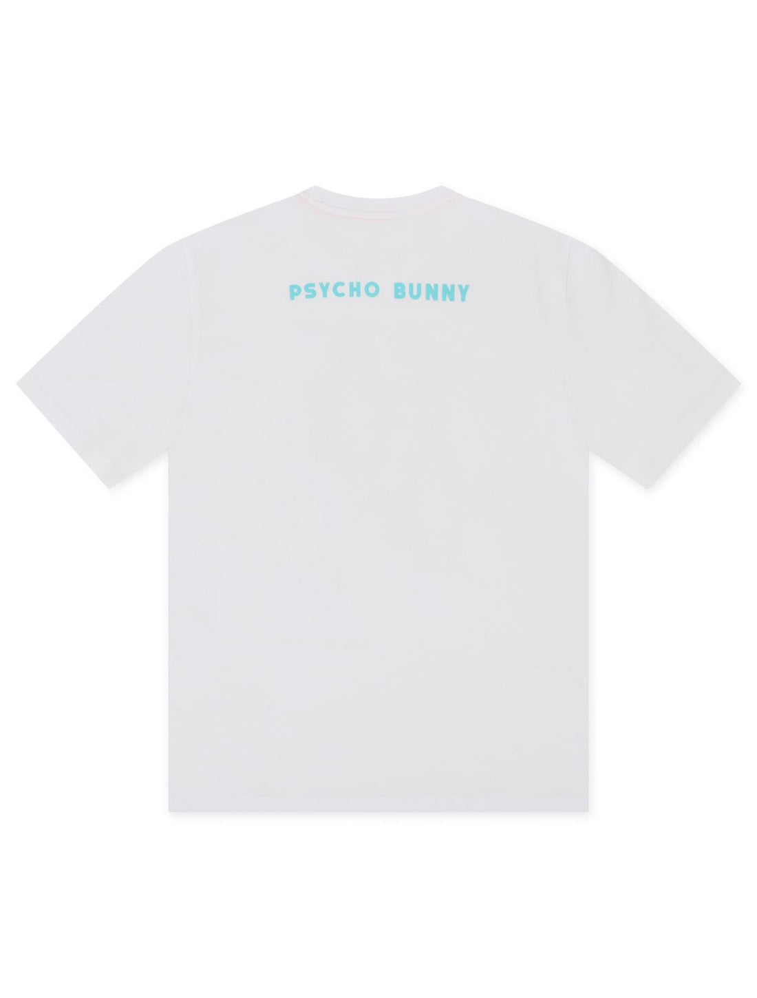Psycho Bunny Wellington Graphic Tee - White by Denim Exchange
