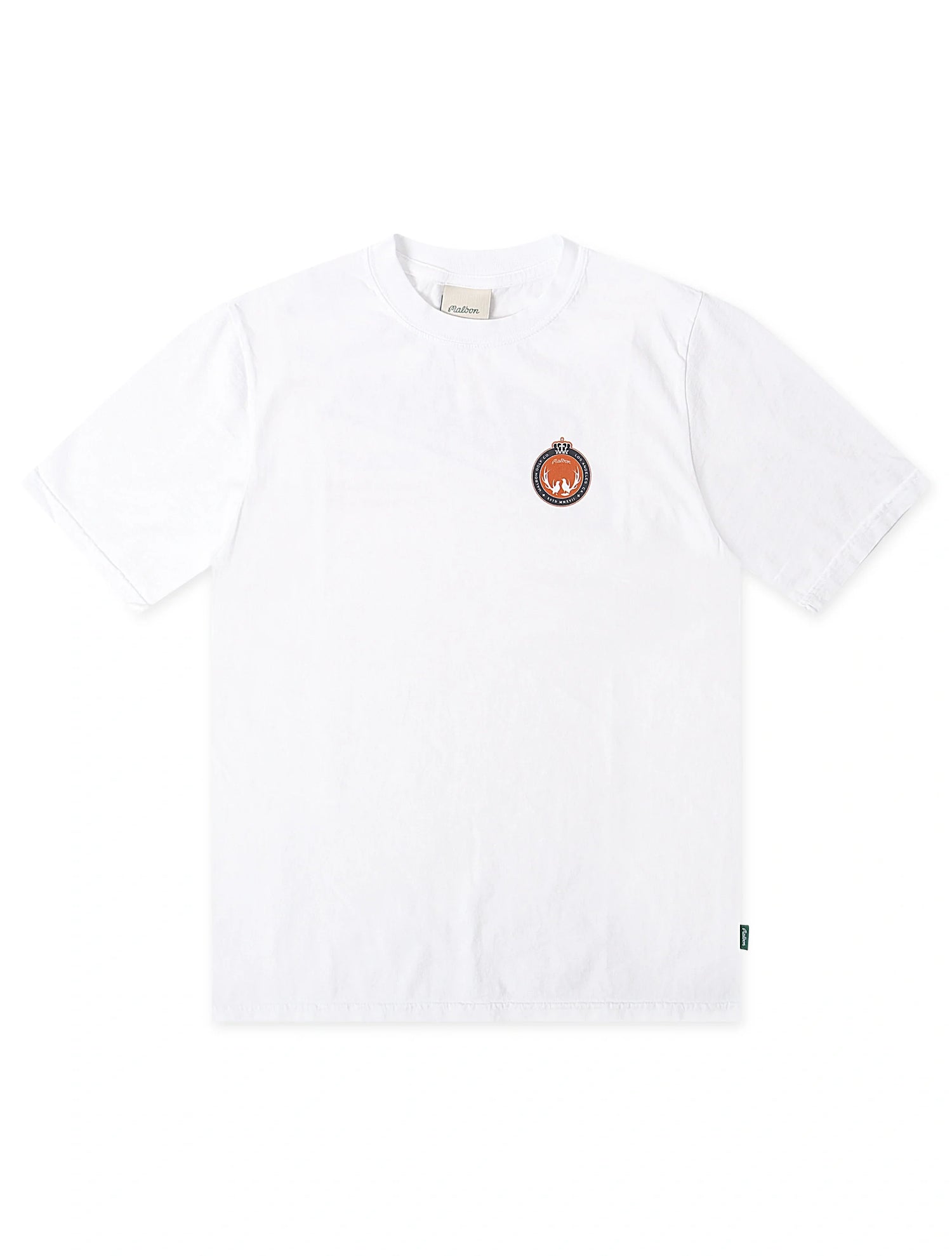 Malbon Bermuda Maxwell Tee - White by Denim Exchange