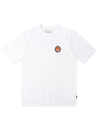 Malbon Bermuda Maxwell Tee - White by Denim Exchange