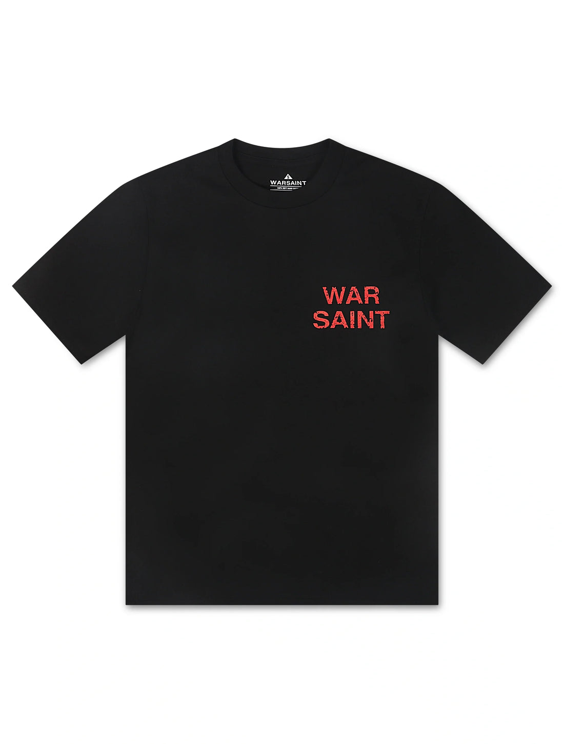 Warsaint LA Script Tee - Black/Red by Denim Exchange