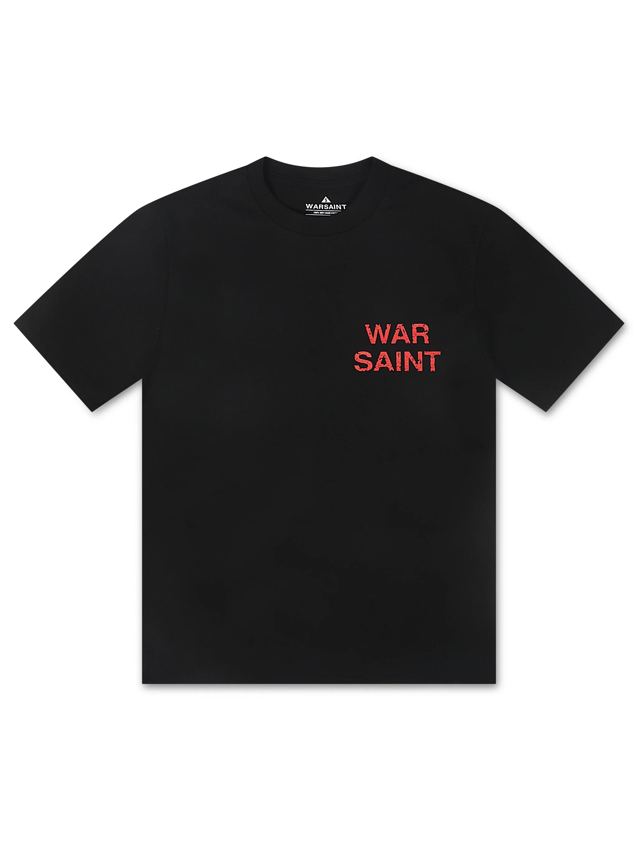 Warsaint LA Script Tee - Black/Red by Denim Exchange