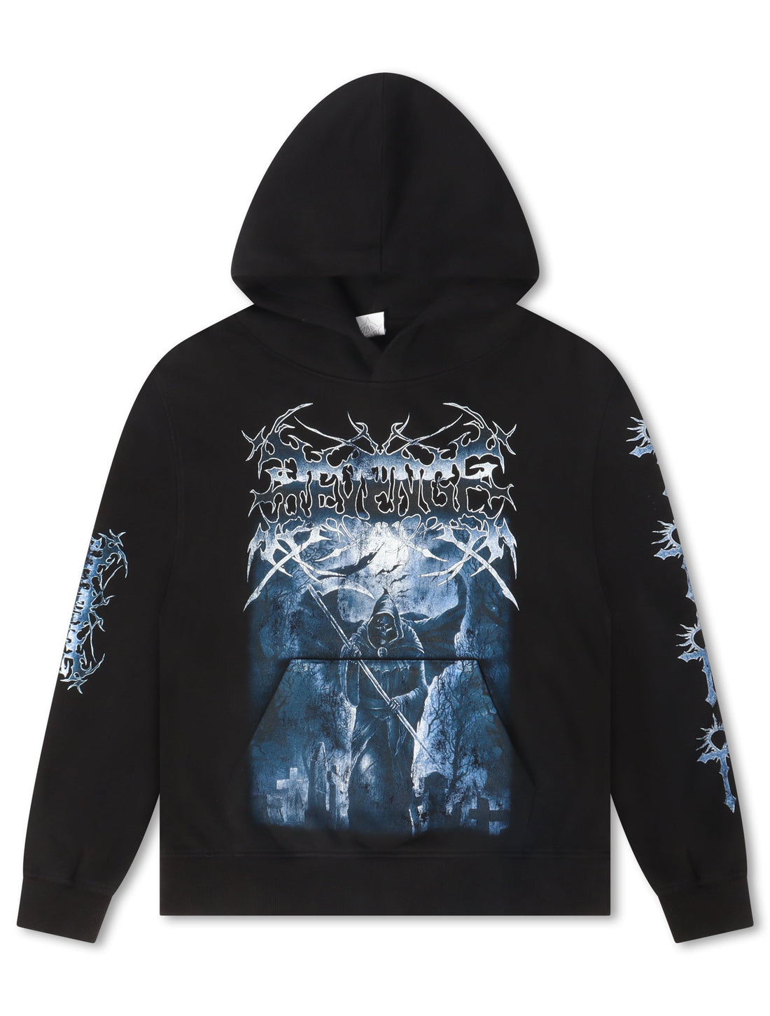 Revenge Chrome Reaper Hoodie - Black by Denim Exchange