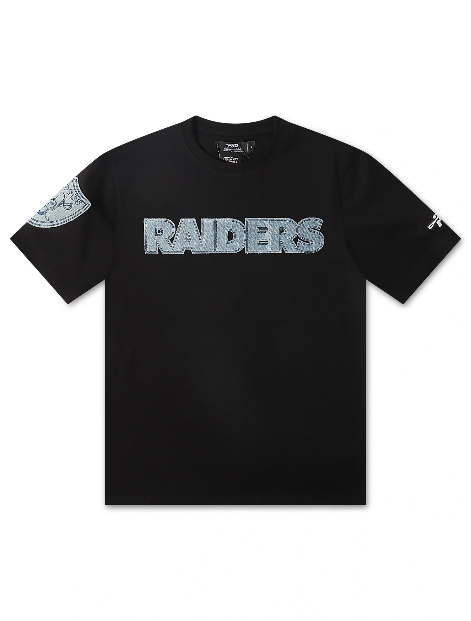 Pro Standard Las Vegas Raiders Varsity Blues Tee - Black by Denim Exchange
