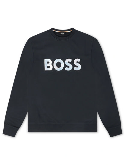 Hugo Boss C-Soleri 70 Crewneck - Navy by Denim Exchange