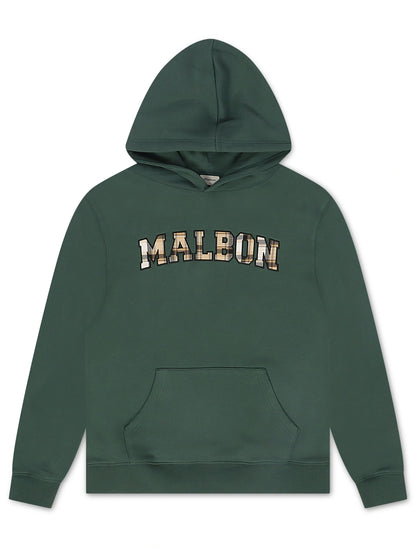 Malbon Fesque Preston Hoodie - Hunter Green by Denim Exchange