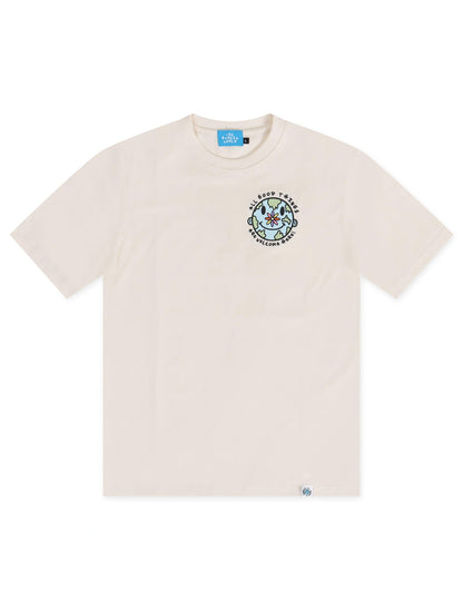 Vic Garcia World Love All Tee - Cream by Denim Exchange