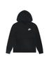 Nike Big Kids Sportswear Club Hoodie - Fleece Black/White by Denim Exchange
