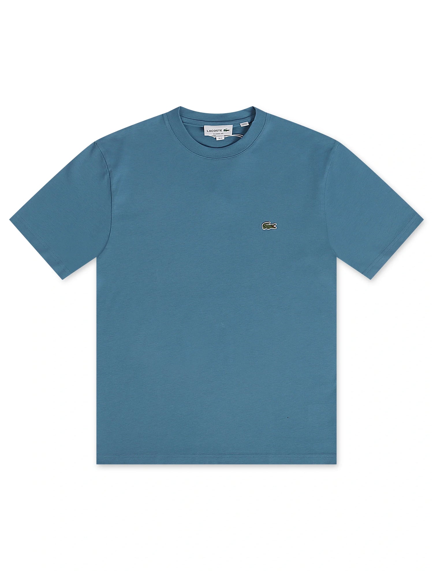 Lacoste Mens Cotton Tee - Blue by Denim Exchange