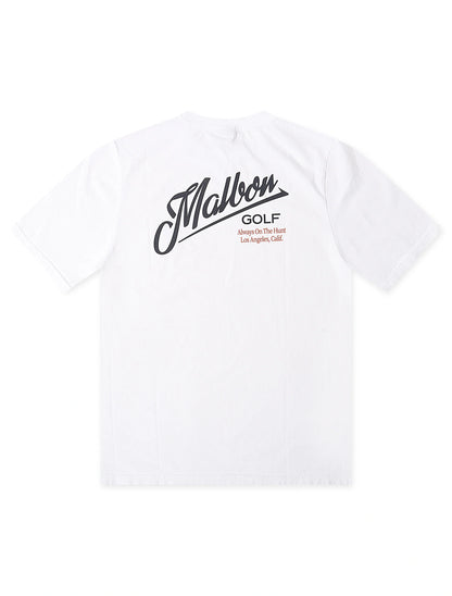 Malbon Bermuda Maxwell Tee - White by Denim Exchange