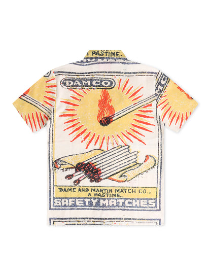 Apastime Vacation in Portugal Woven Shirt - Cream by Denim Exchange