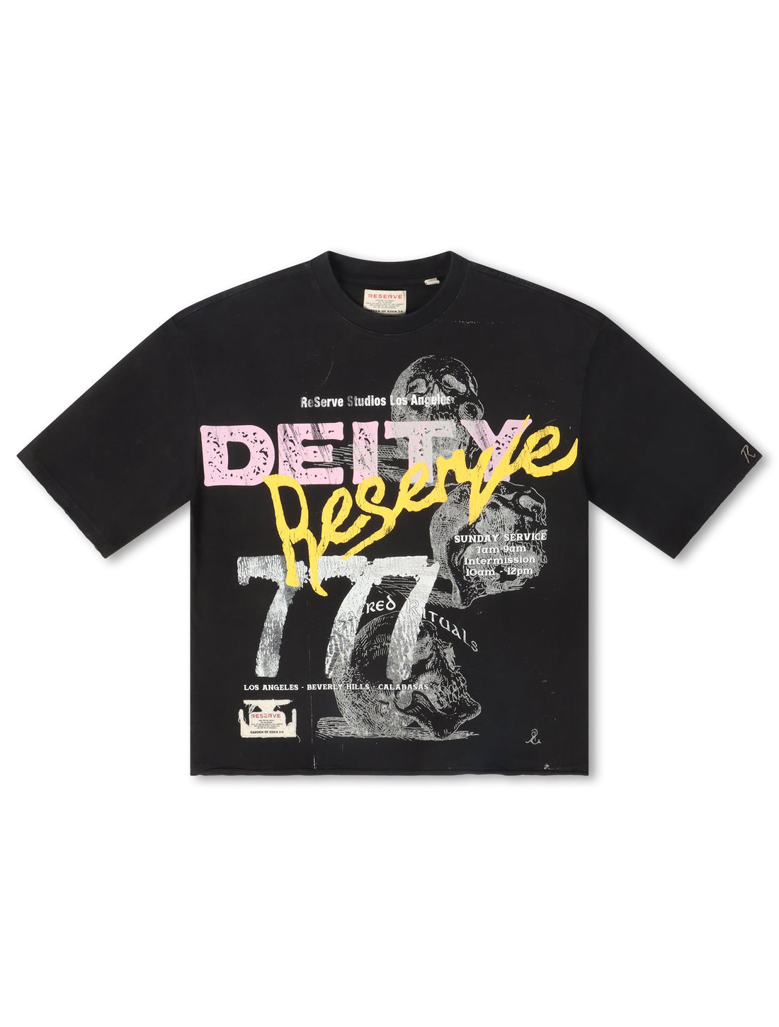 Reserve Skully Tee - Black by Denim Exchange