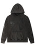 Pro Standard Raiders All Over Logo Hoodie - Washed Black by Denim Exchange