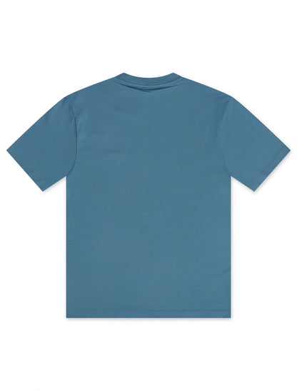 Lacoste Mens Cotton Tee - Blue by Denim Exchange