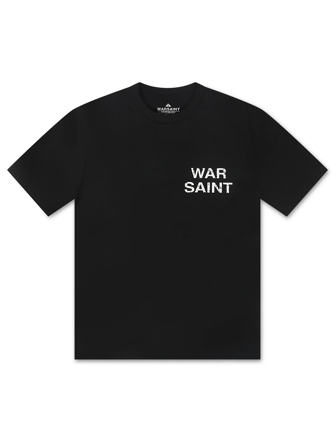 Warsaint LA Script Tee - Black/White by Denim Exchange