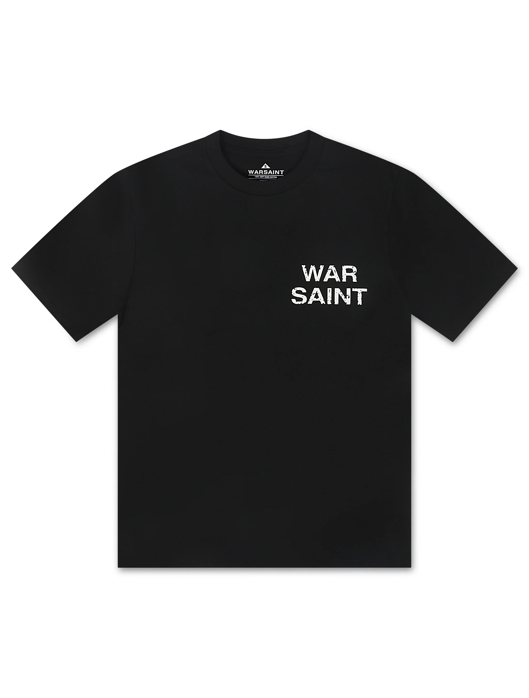Warsaint LA Script Tee - Black/White by Denim Exchange