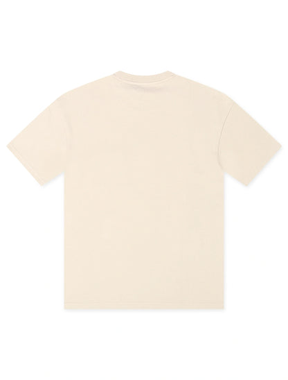 Psycho Bunny Desert Relaxed Pocket Tee - Natural Linen by Denim Exchange