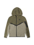 Nike Big Kids Sportswear Tech Fleece Jacket - Medium Olive by Denim Exchange