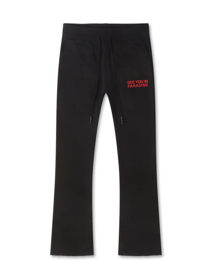 Jordan Craig SYIP Print On Stacked Pant - Crimson by Denim Exchange