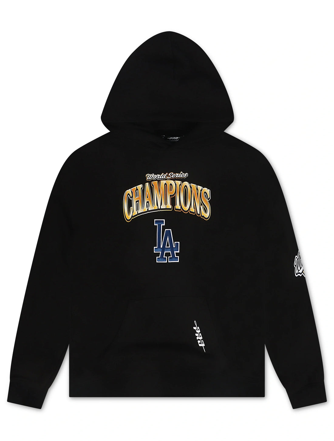 Pro Standard Dodgers World Series Champions Hoodie - Black by Denim Exchange