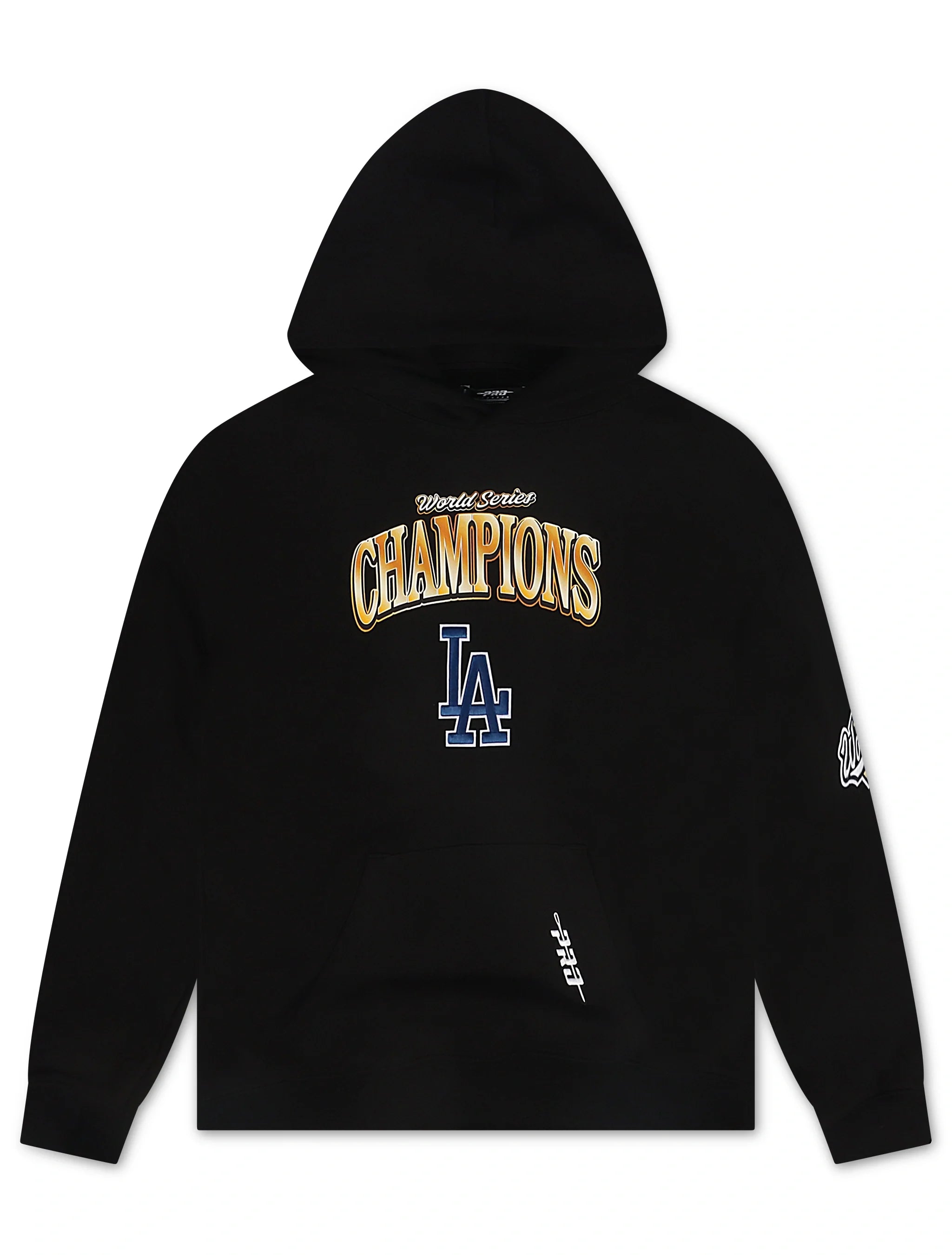 Pro Standard Dodgers World Series Champions Hoodie - Black by Denim Exchange