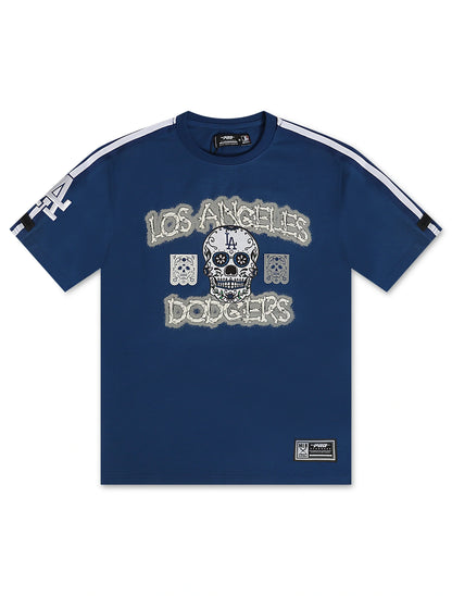 Pro Standard Dodgers Dia De Los Muertos Tee - Blue by Denim Exchange