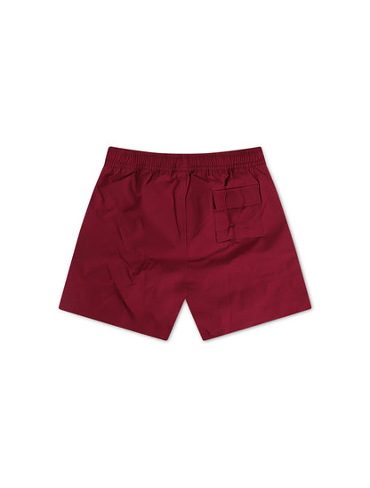 Psycho Bunny Kids Palmview Hydrochromic Swim Trunk - Crimson by Denim Exchange