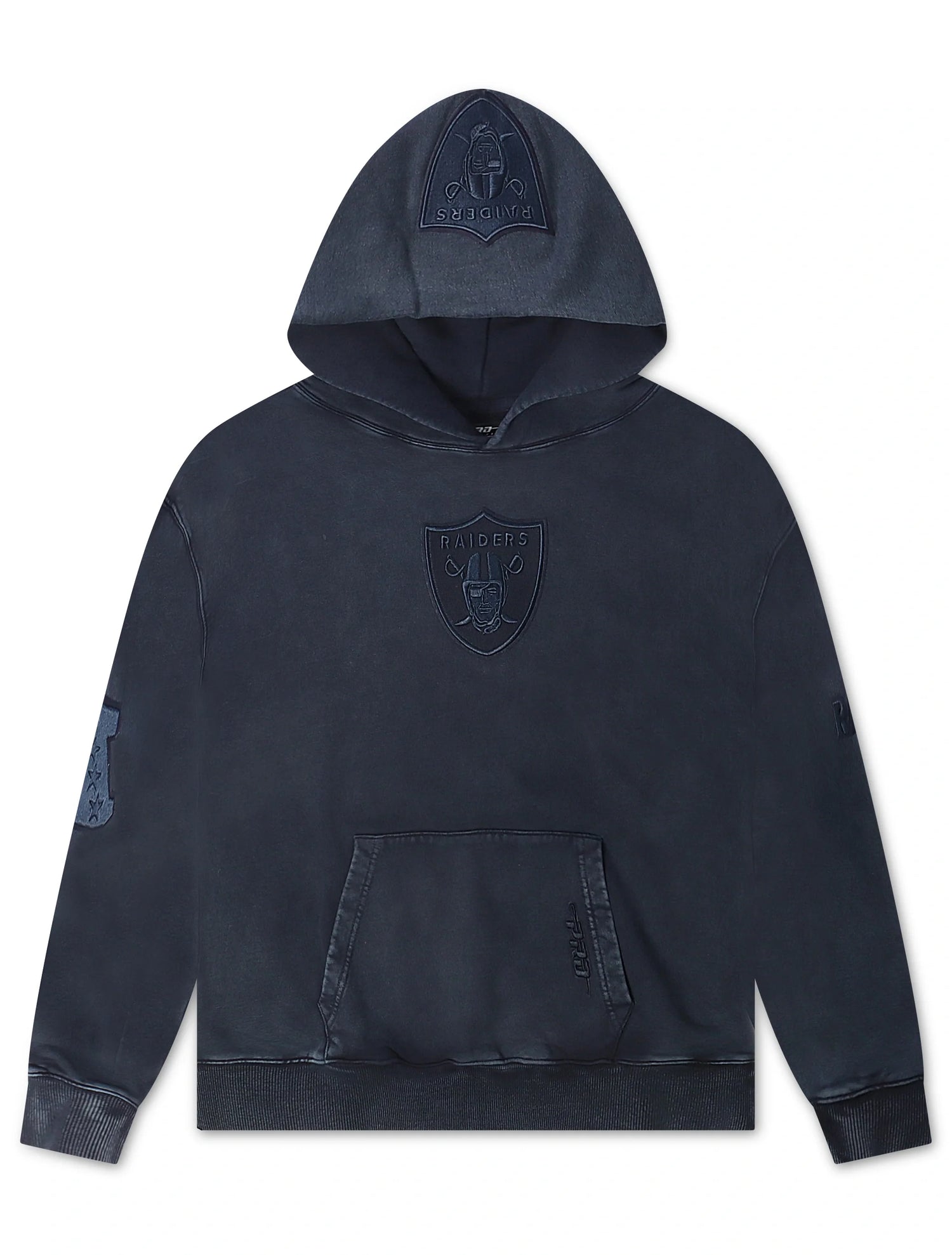 Pro Standard Raiders Washed Enzyme Drop Shoulder Hoodie - Navy by Denim Exchange