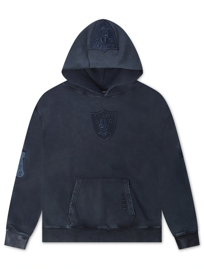 Pro Standard Raiders Washed Enzyme Drop Shoulder Hoodie - Navy by Denim Exchange