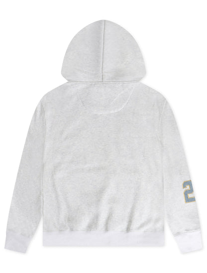 Smugglers Moon Woven Hoodie - Heather Grey by Denim Exchange