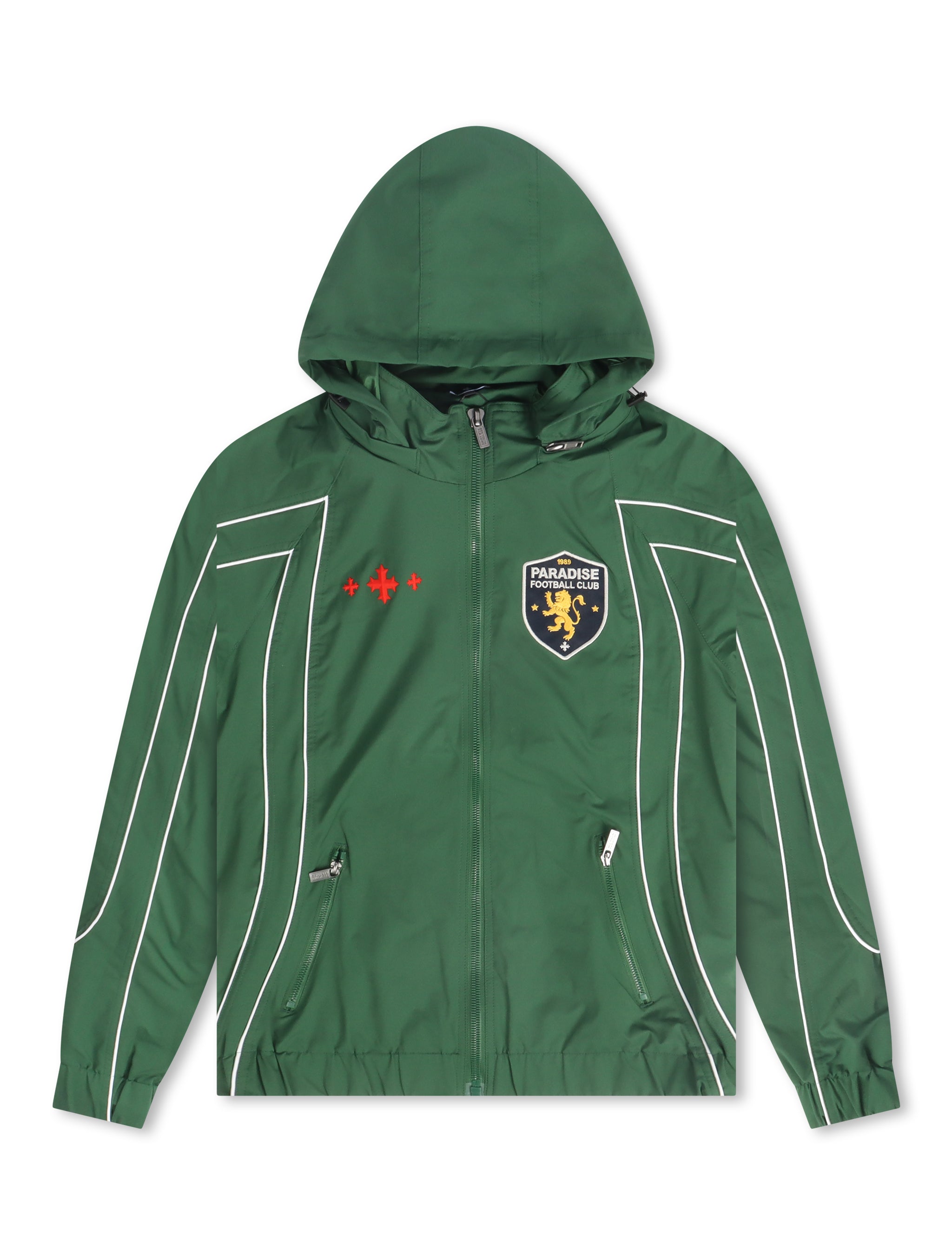 Jordan Craig Track Jacket - Green by Denim Exchange