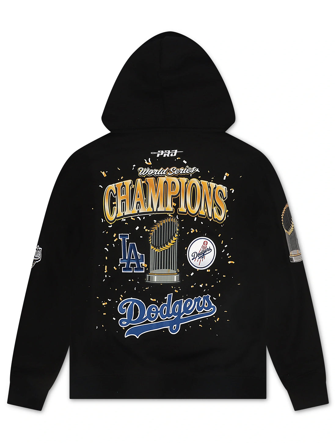 Pro Standard Dodgers World Series Champions Hoodie - Black by Denim Exchange