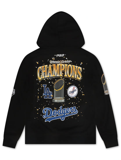 Pro Standard Dodgers World Series Champions Hoodie - Black by Denim Exchange