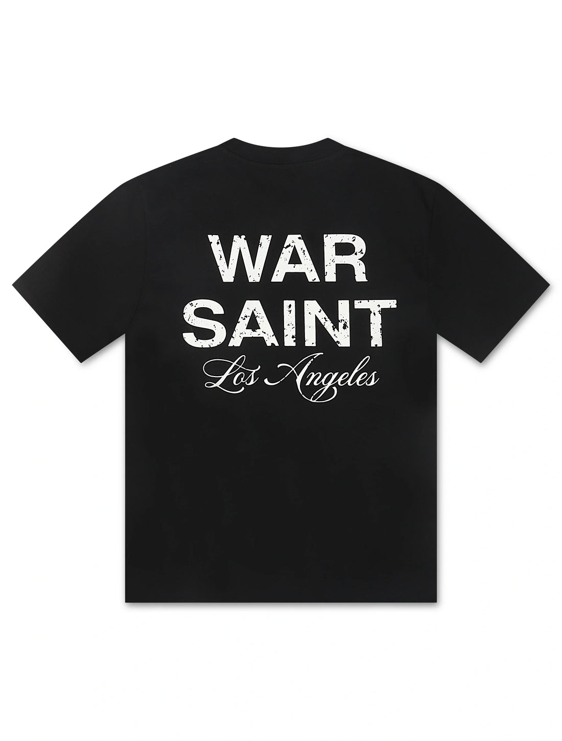 Warsaint LA Script Tee - Black/White by Denim Exchange