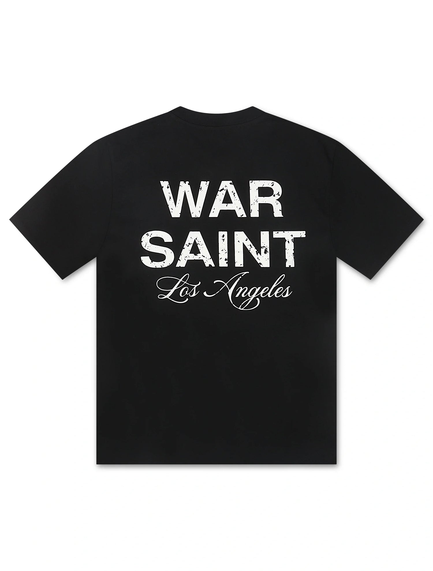 Warsaint LA Script Tee - Black/White by Denim Exchange