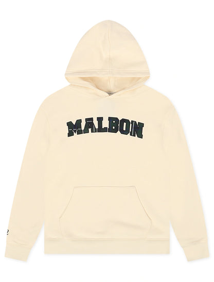 Malbon Fesque Preston Hoodie - Ivory by Denim Exchange