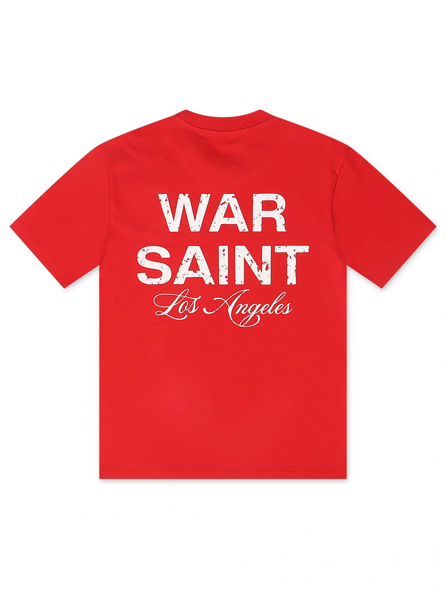Warsaint LA Script Tee - Red/White
