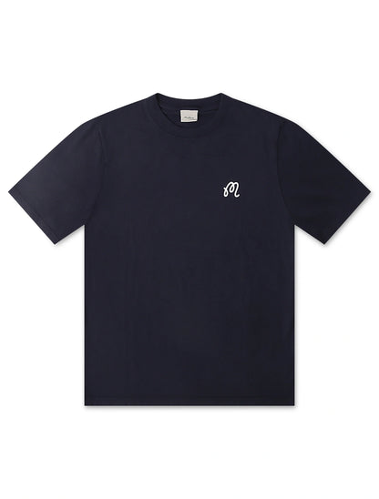 Malbon Oakwood Tee - Navy by Denim Exchange