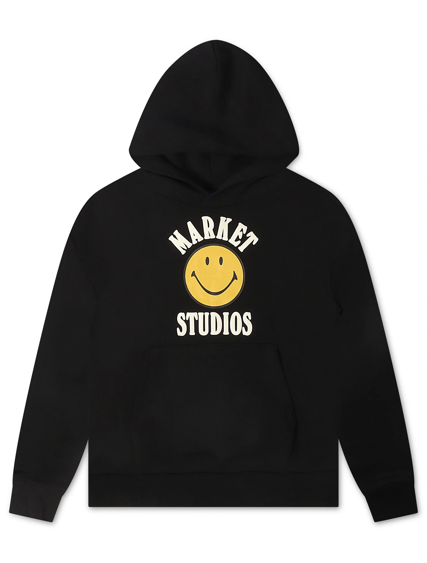 Market Smiley Lockup Hoodie - Black by Denim Exchange