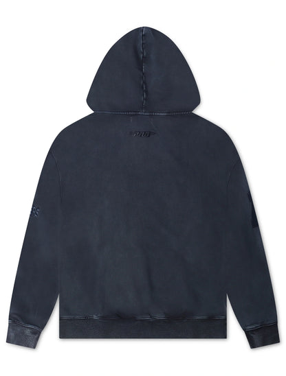 Pro Standard Raiders Washed Enzyme Drop Shoulder Hoodie - Navy by Denim Exchange