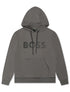 Boss Soody Tape Logo Hoodie - Gray by Denim Exchange