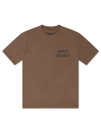 Warsaint LA Script Tee - Walnut/Black
