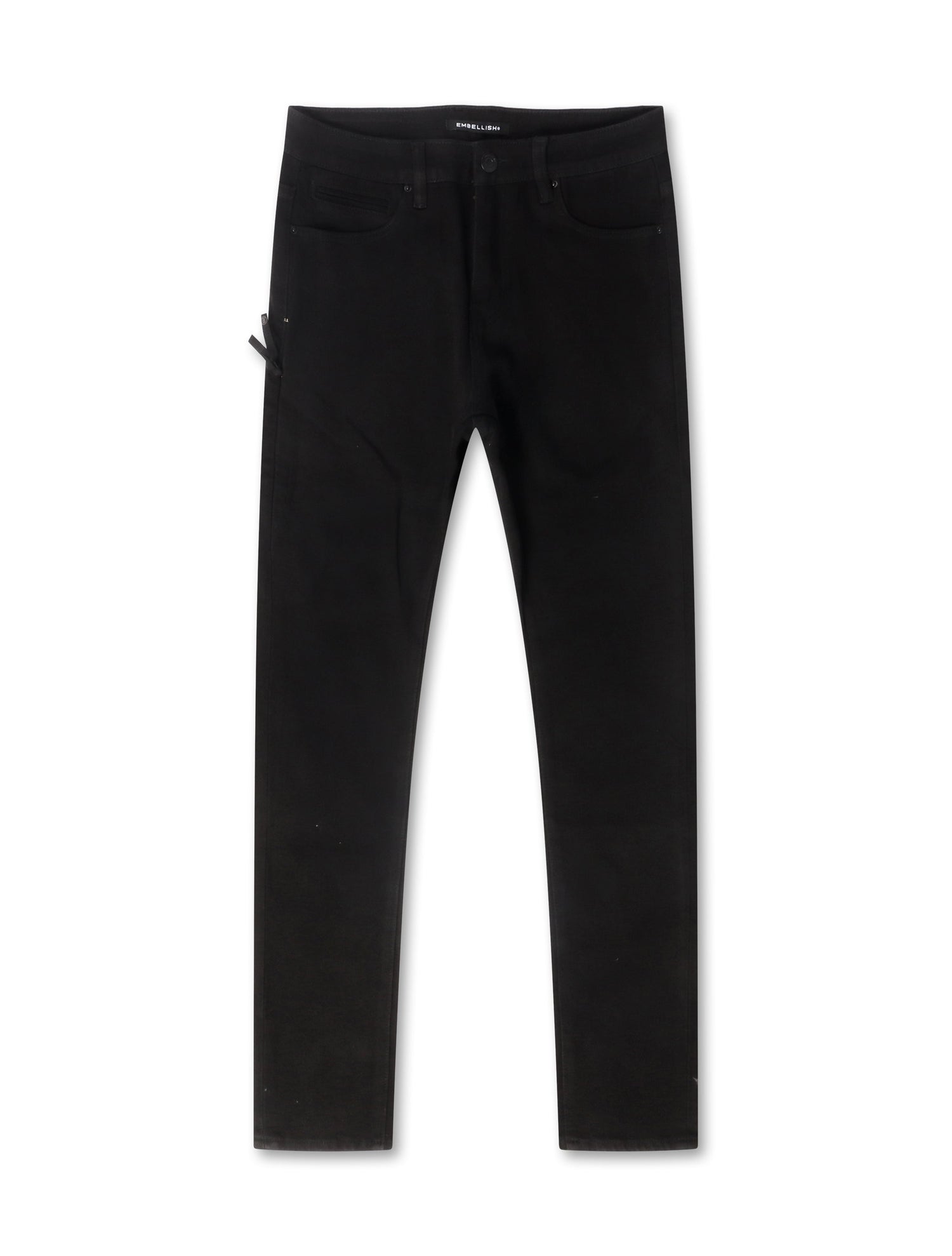 Embellish David Skinny Jeans - Jet Black by Denim Exchange
