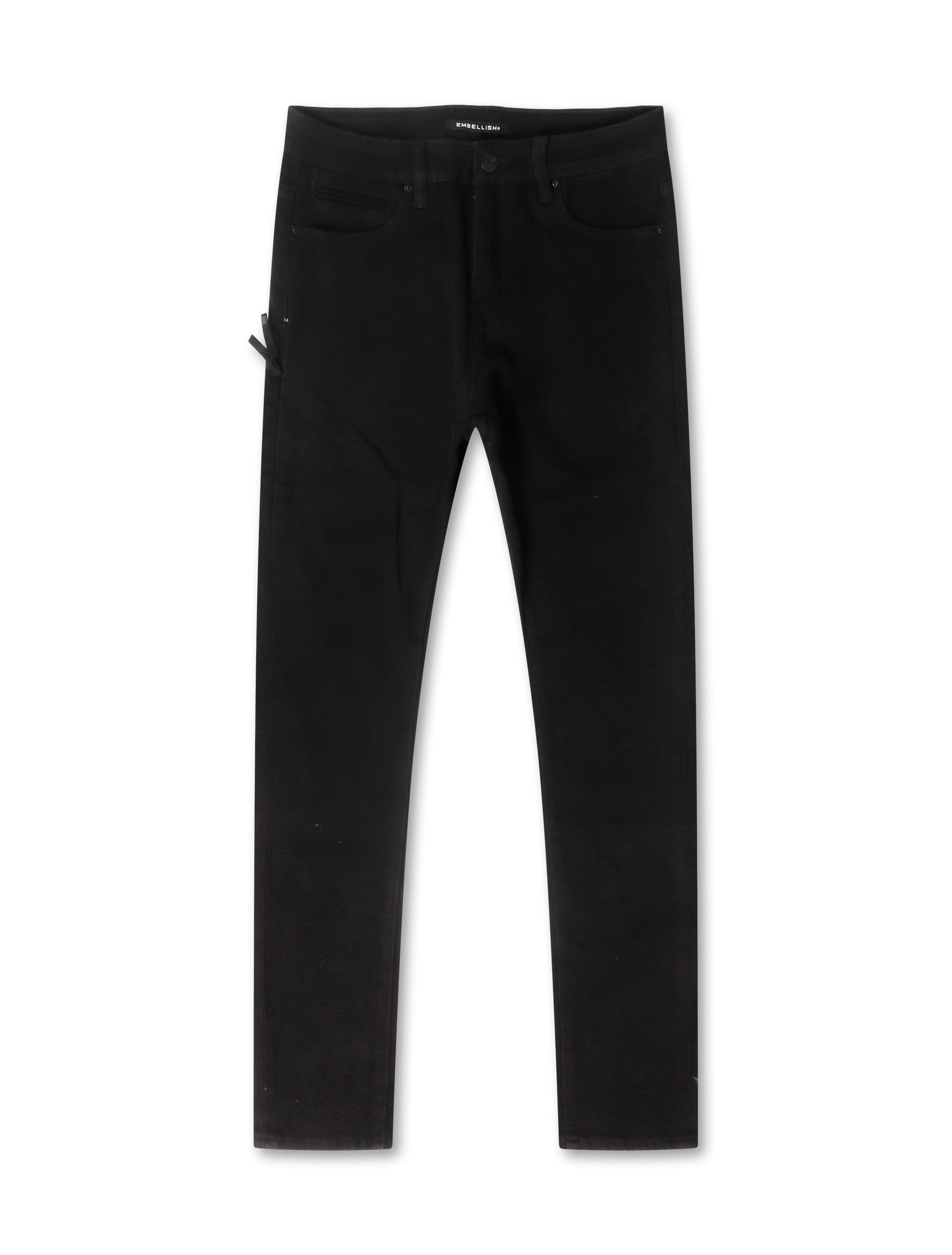 Embellish David Skinny Jeans - Jet Black by Denim Exchange