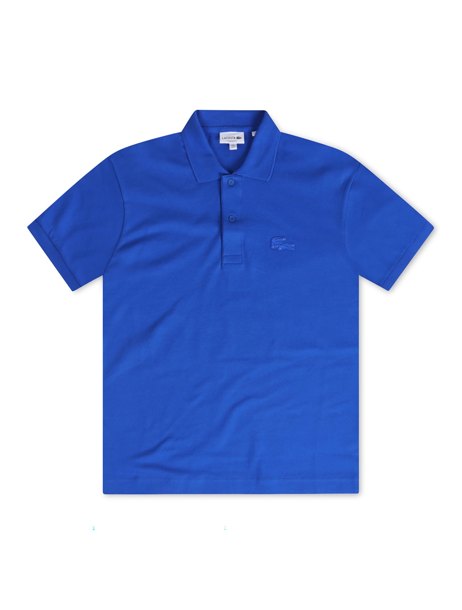 Lacoste Classic Badge Polo Shirt - Blue by Denim Exchange