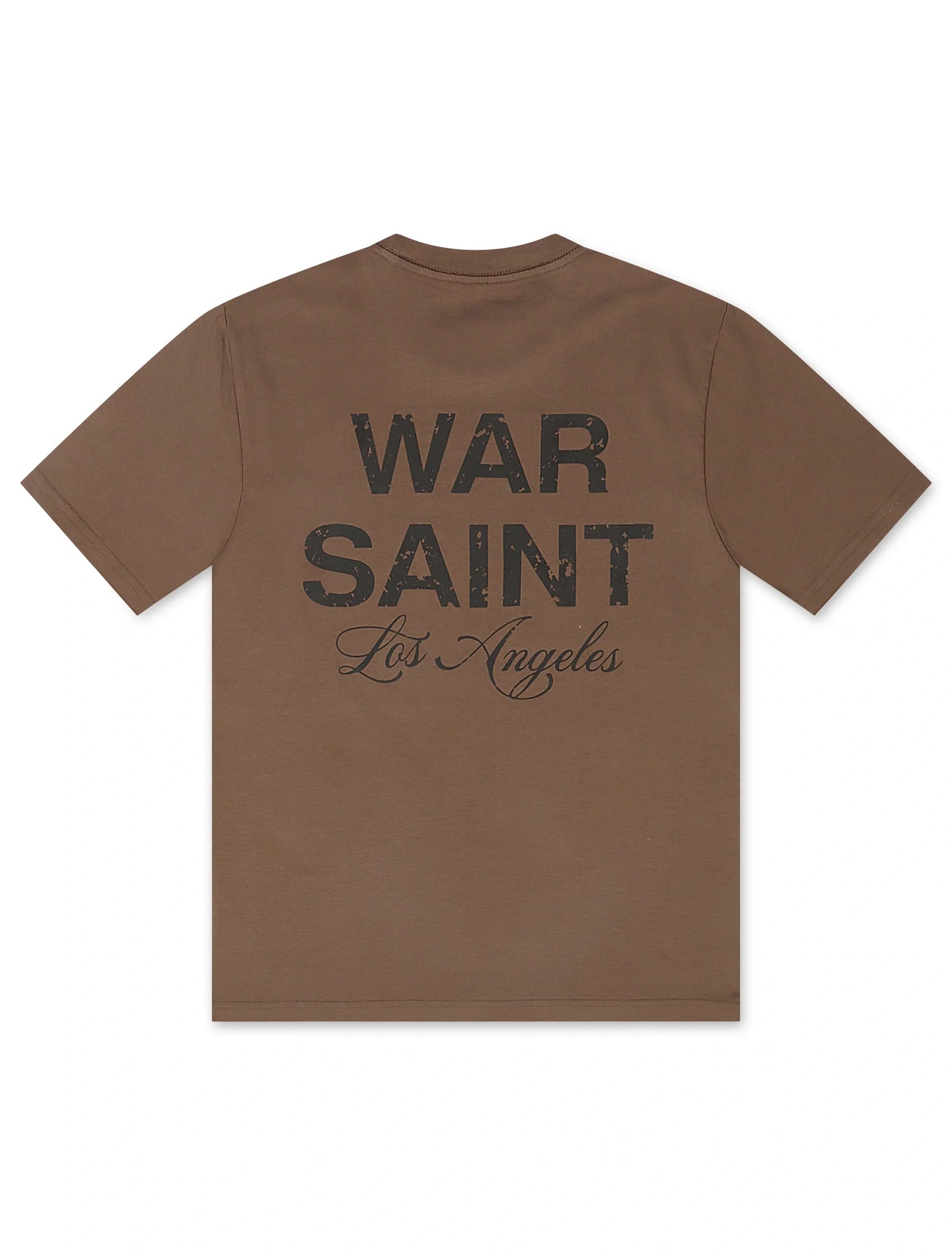 Warsaint LA Script Tee - Walnut/Black